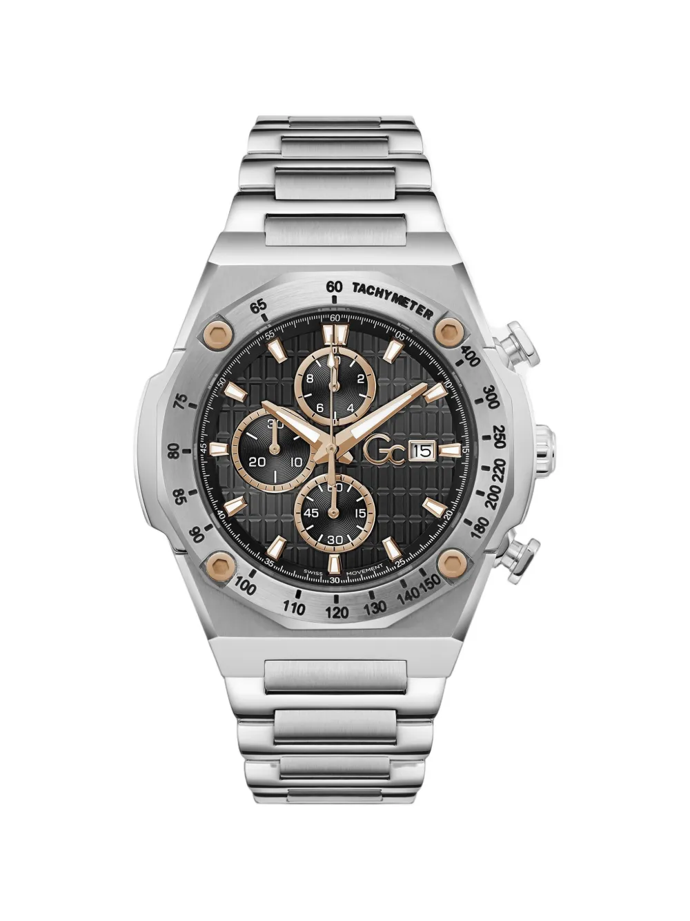 GUESS USA Chronograph 45mm watch - Schwarz