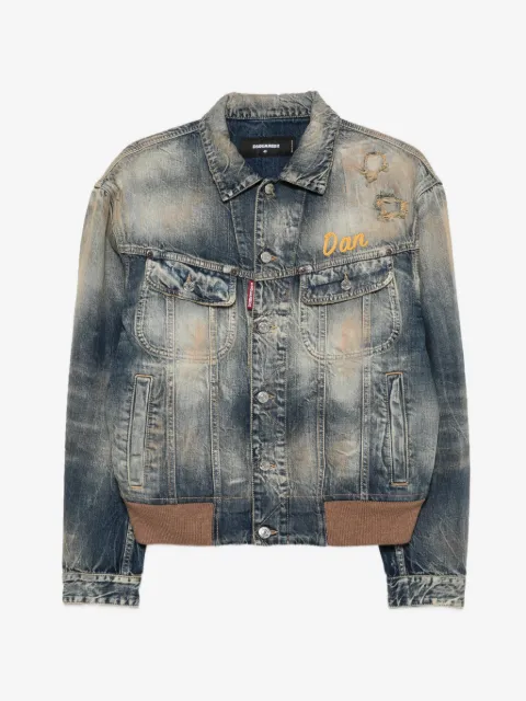 DSQUARED2 distressed denim jacket
