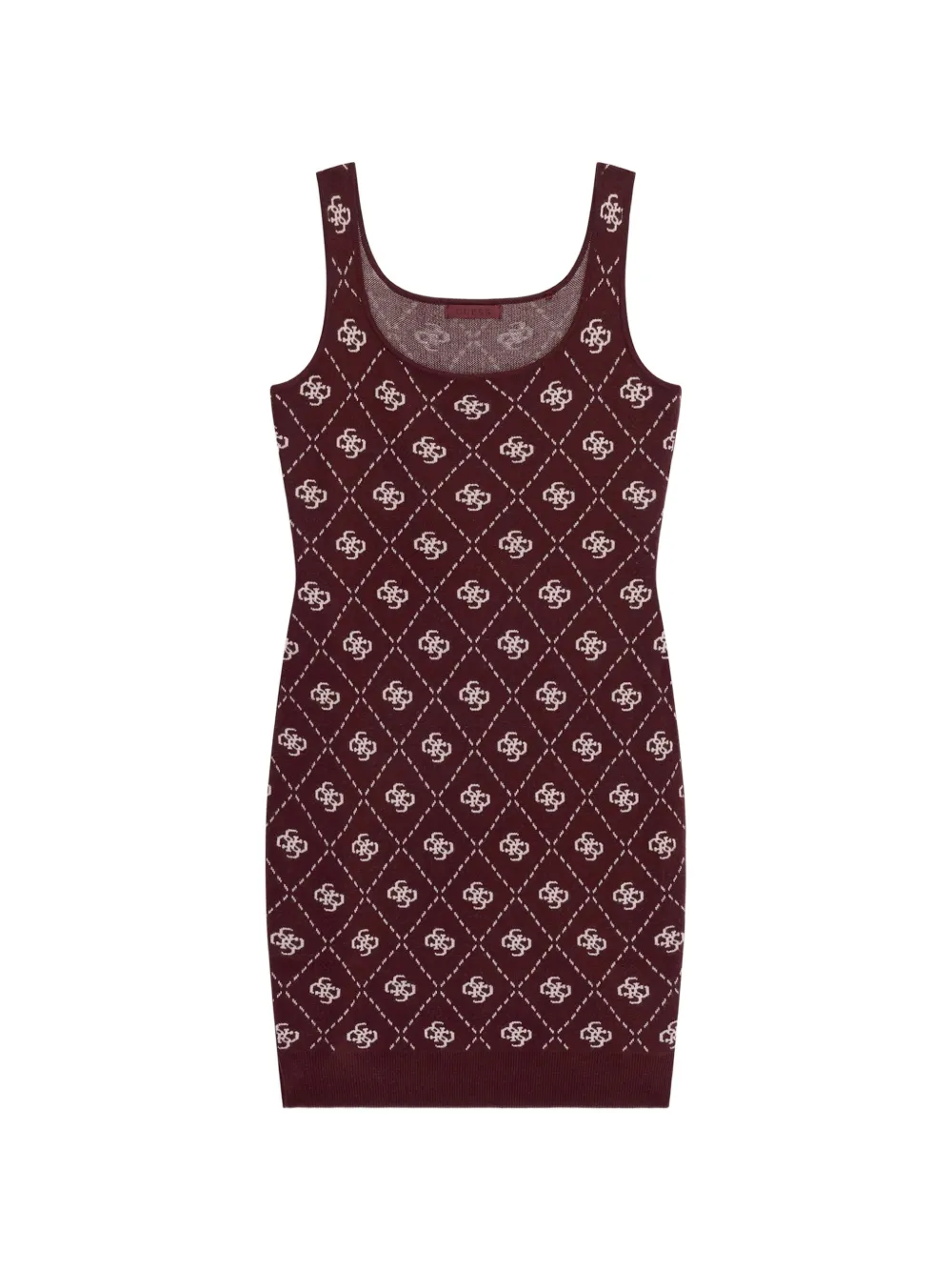 GUESS USA G logo wool-blend mini dress - Violett