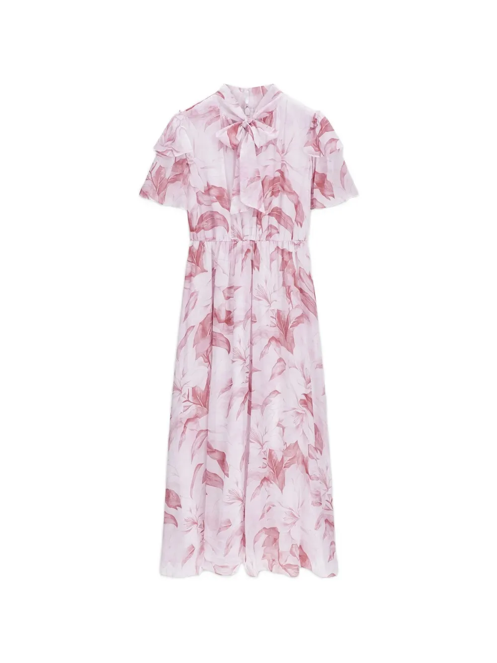 GUESS USA Laila belted long dress - Bianco