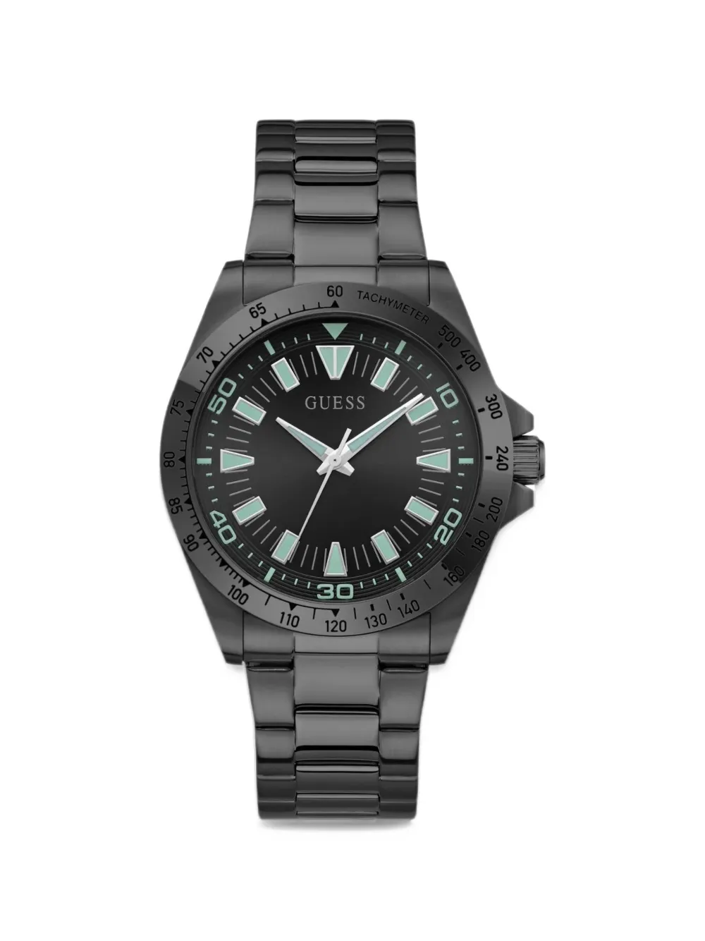 GUESS USA tachymeter 44mm watch - Nero