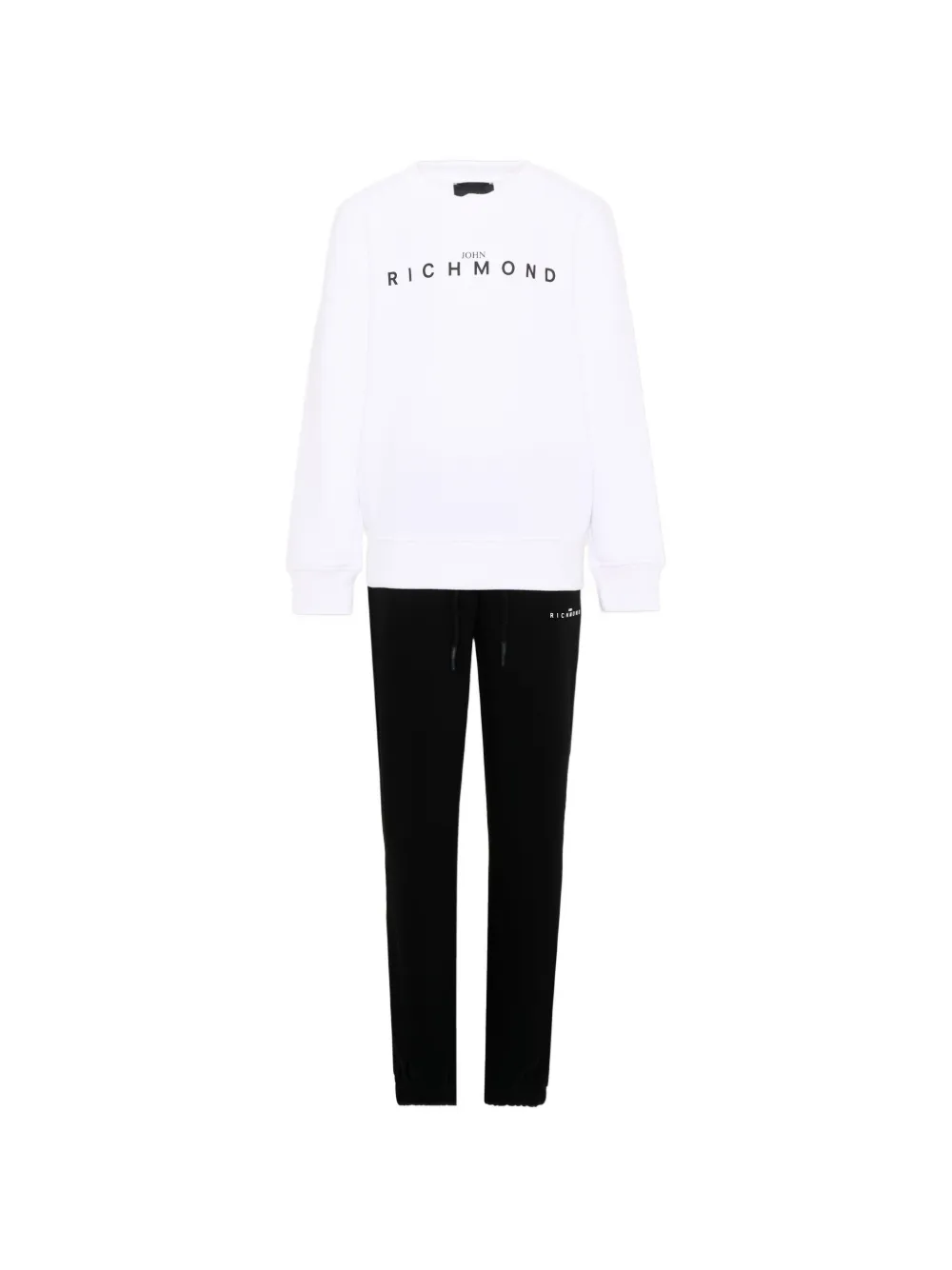 John Richmond Junior logo-print tracksuit set - Bianco