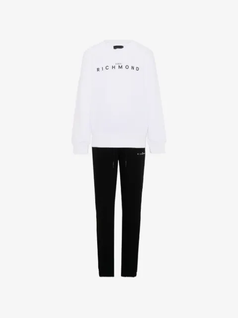 John Richmond Junior Jogginganzug mit Logo-Print