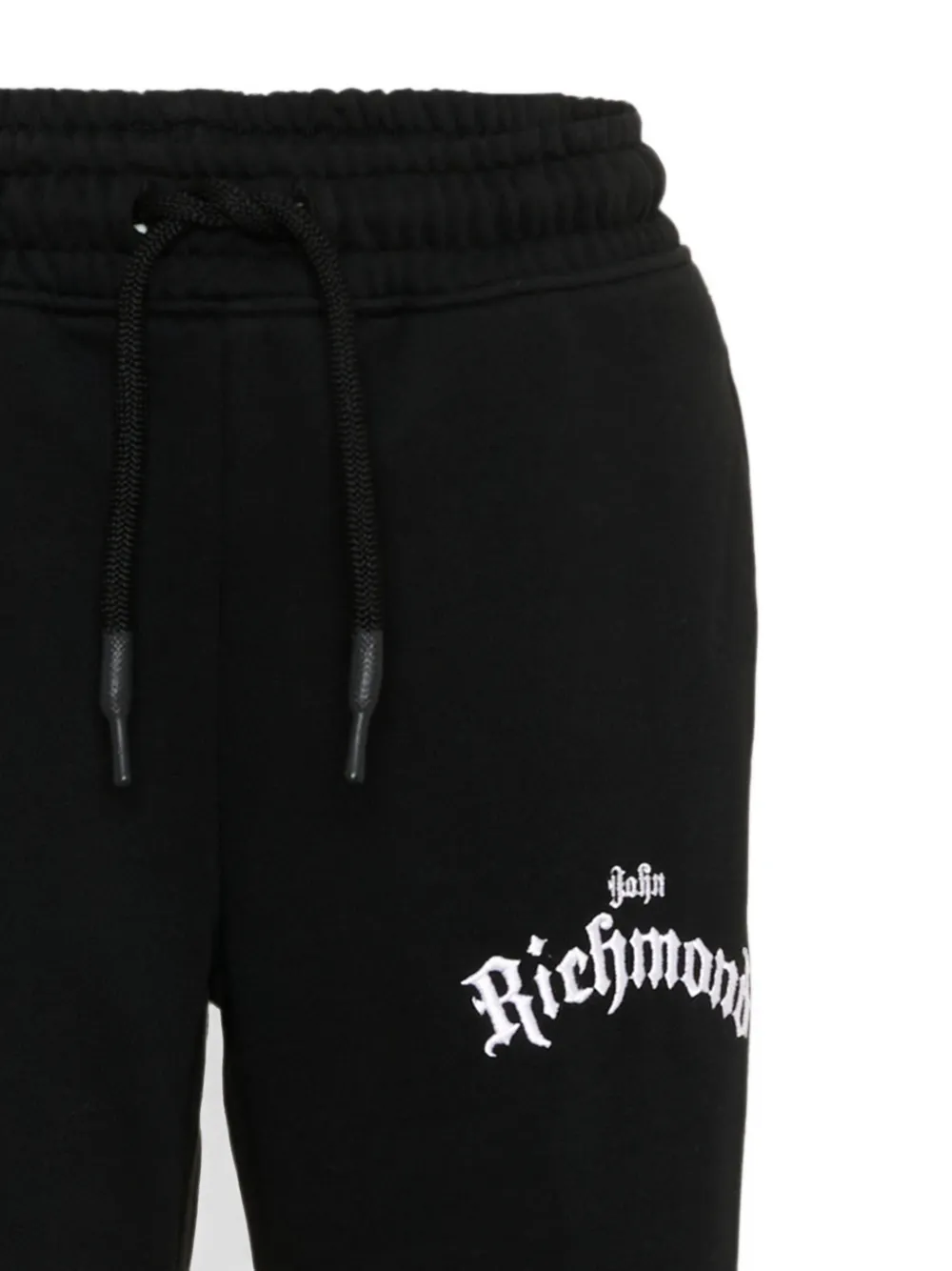 John Richmond Junior Trainingsbroek met geborduurd logo Zwart