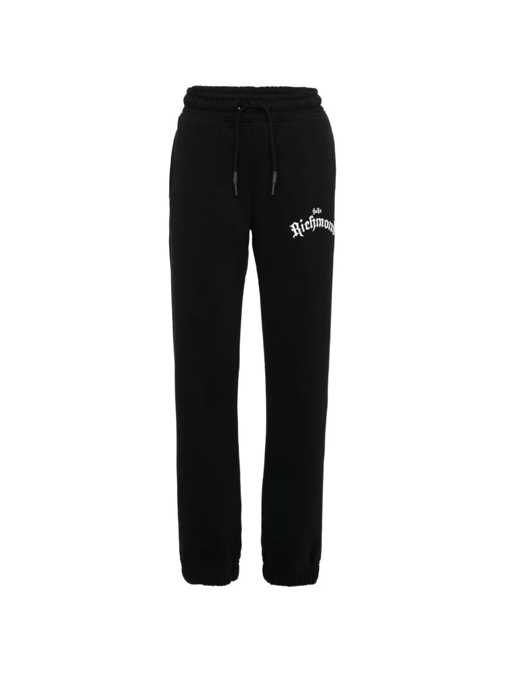 John Richmond Junior pantalon de jogging à logo brodé - Noir John Richmond Junior pantalon de jogging à logo brodé - Noir