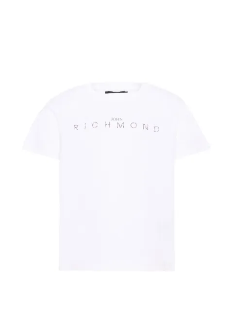 John Richmond Junior crystal-logo T-shirt