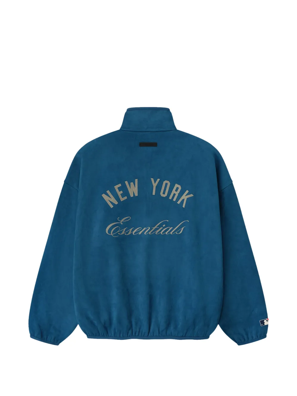 FEAR OF GOD ESSENTIALS Mets trui met halve rits Blauw