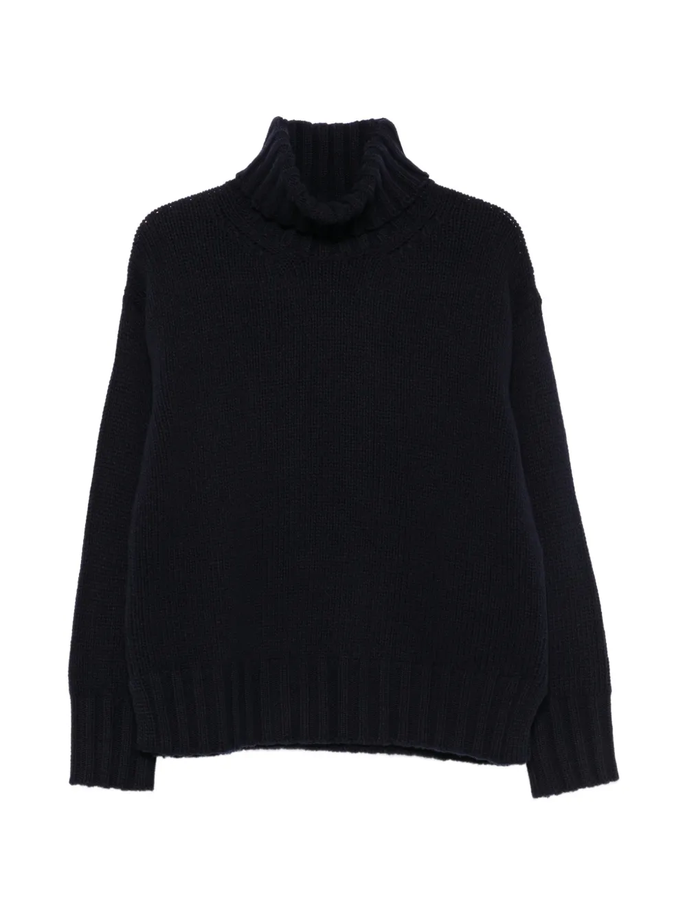Jucca roll-neck ribbed-trim sweater - Blu