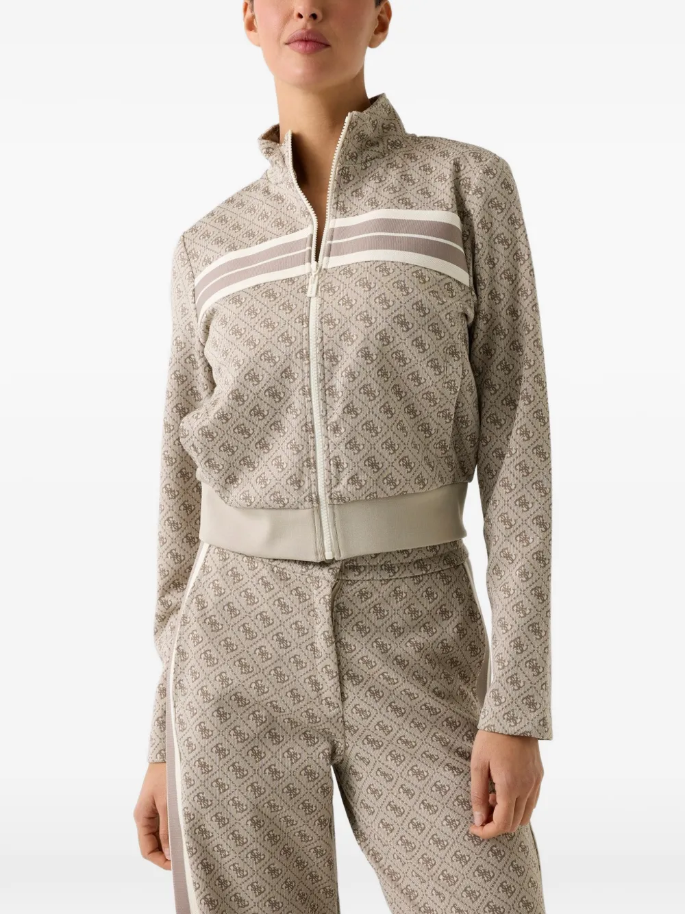 GUESS USA 4G logo sweatshirt Beige