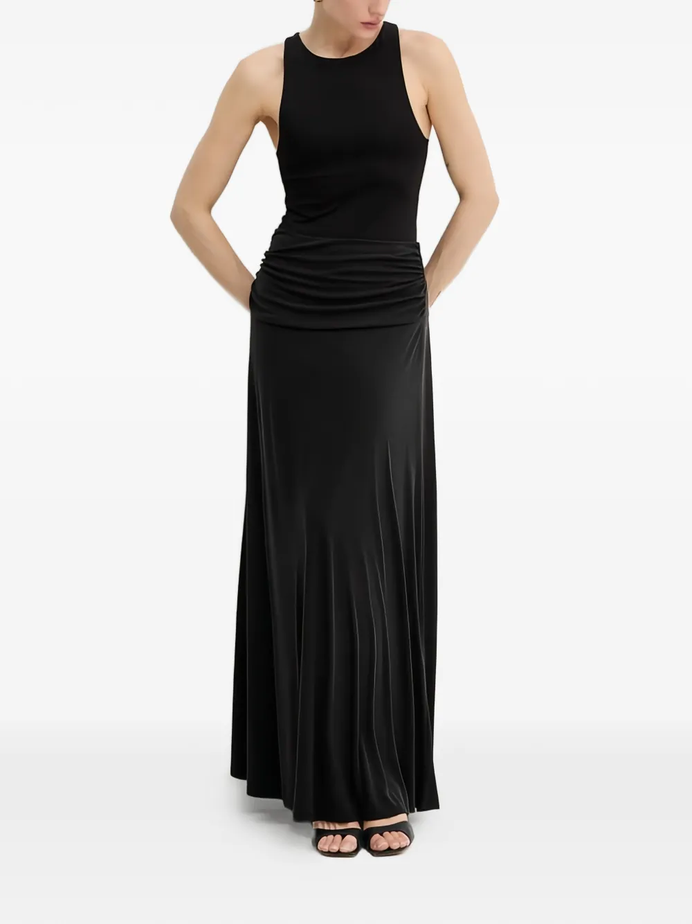 GUESS USA long Milena jewel skirt Zwart