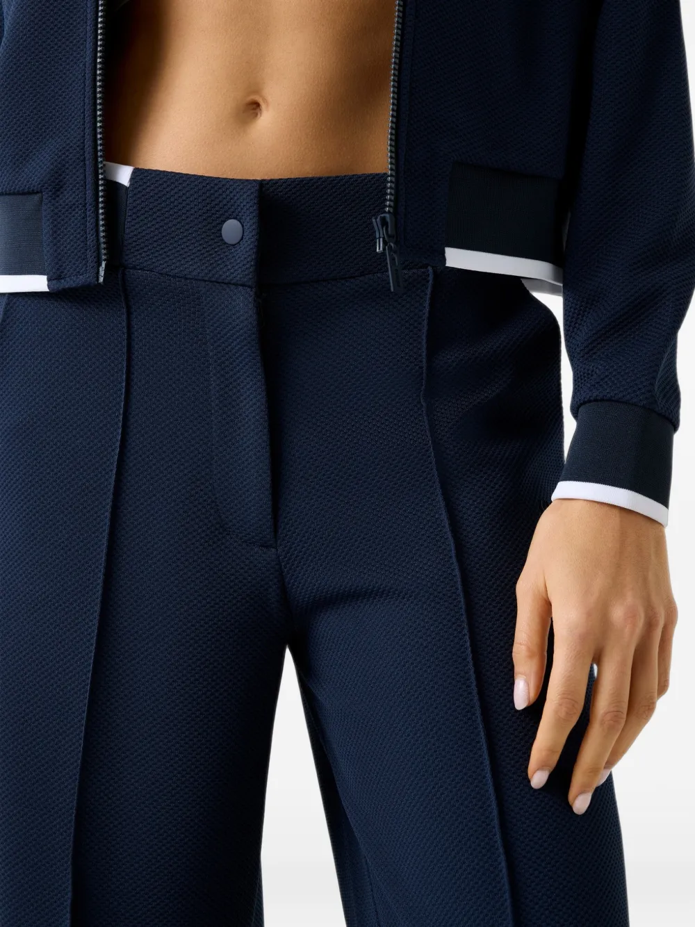 GUESS USA Sarah pique pants-blue Blauw