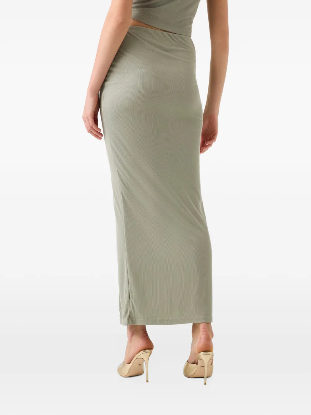GUESS USA Draped pencil skirt Grijs