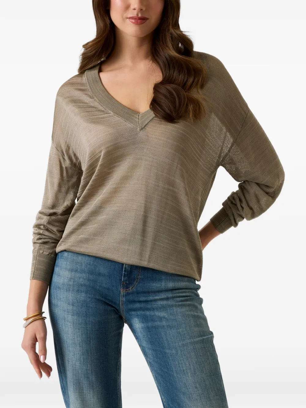 GUESS USA V-neck sweater - Toni neutri