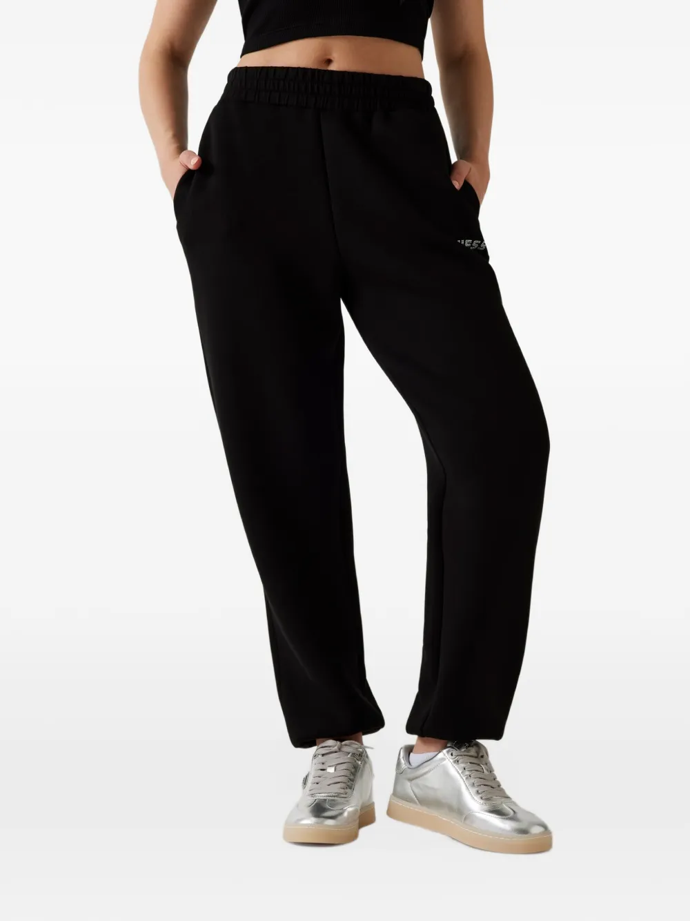 GUESS USA Jogginghose mit Strass - Schwarz