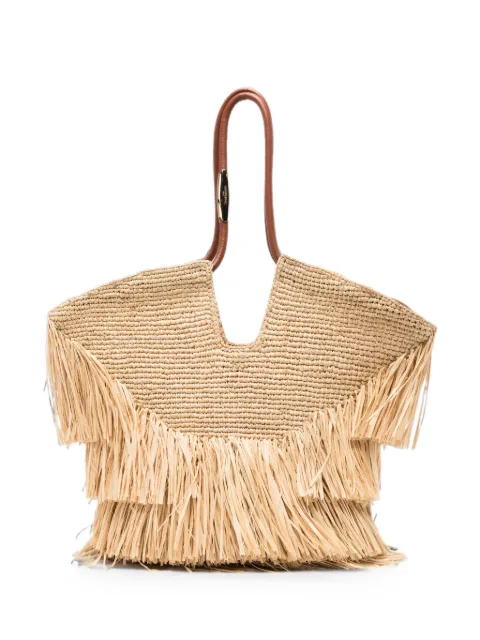 ZIMMERMANN medium Goldentime fringe tote bag