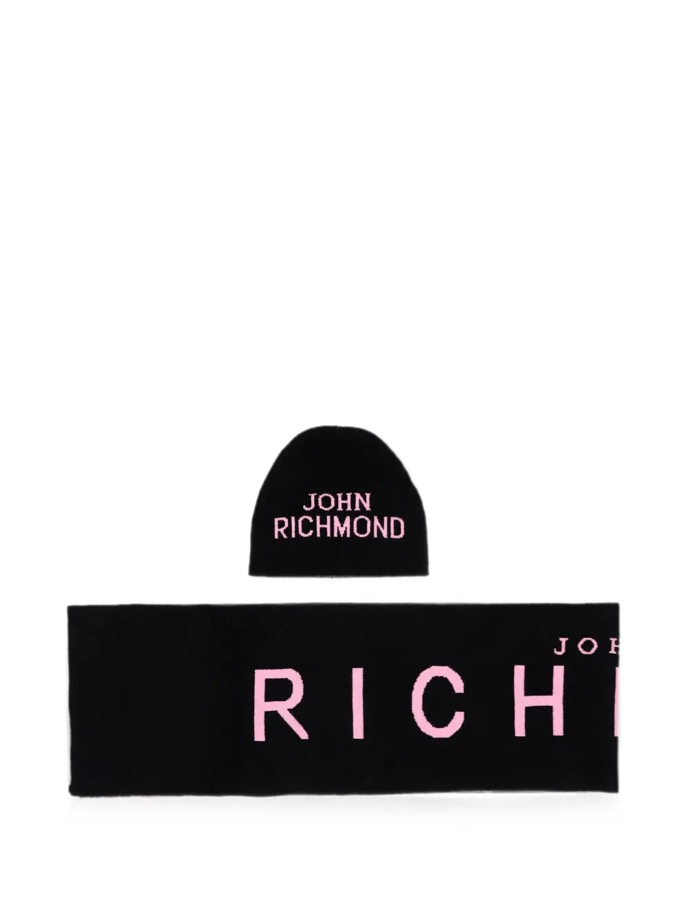 John Richmond Junior Intarsia muts Zwart