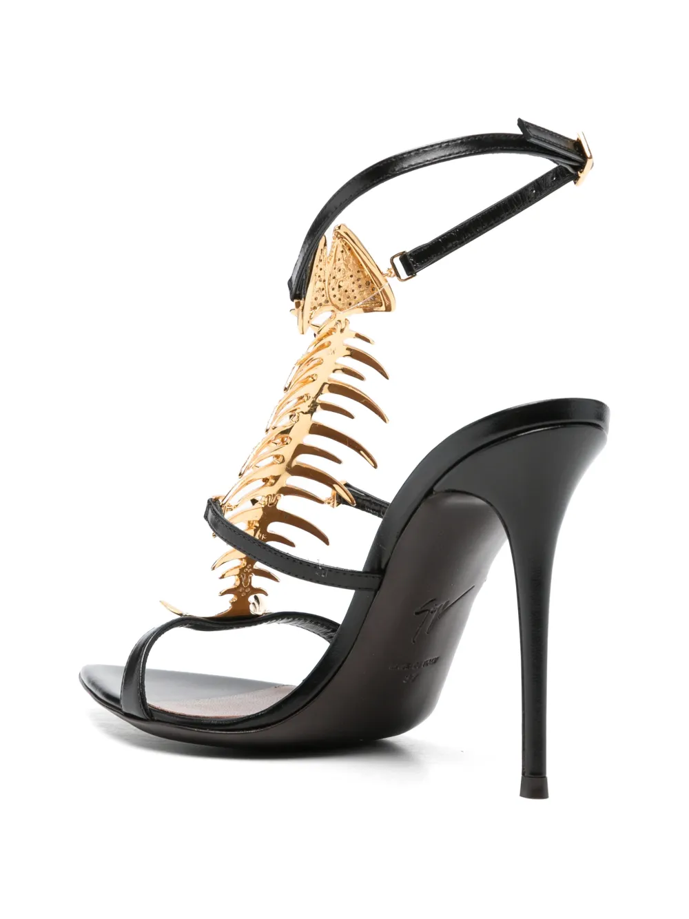 Giuseppe Zanotti Sandalen met puntige neus Zwart