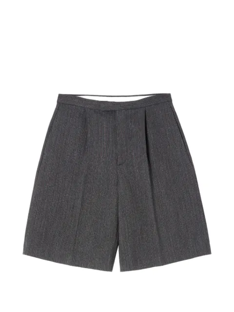 MM6 Maison Margiela striped wool-blend tailored shorts