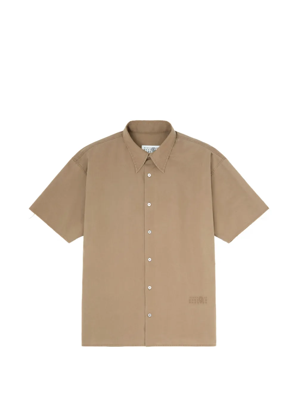 MM6 Maison Margiela chemise à manches courtes - Tons neutres MM6 Maison Margiela chemise à manches courtes - Tons neutres