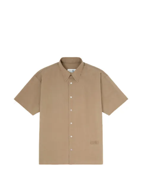 MM6 Maison Margiela washed cotton short-sleeve shirt