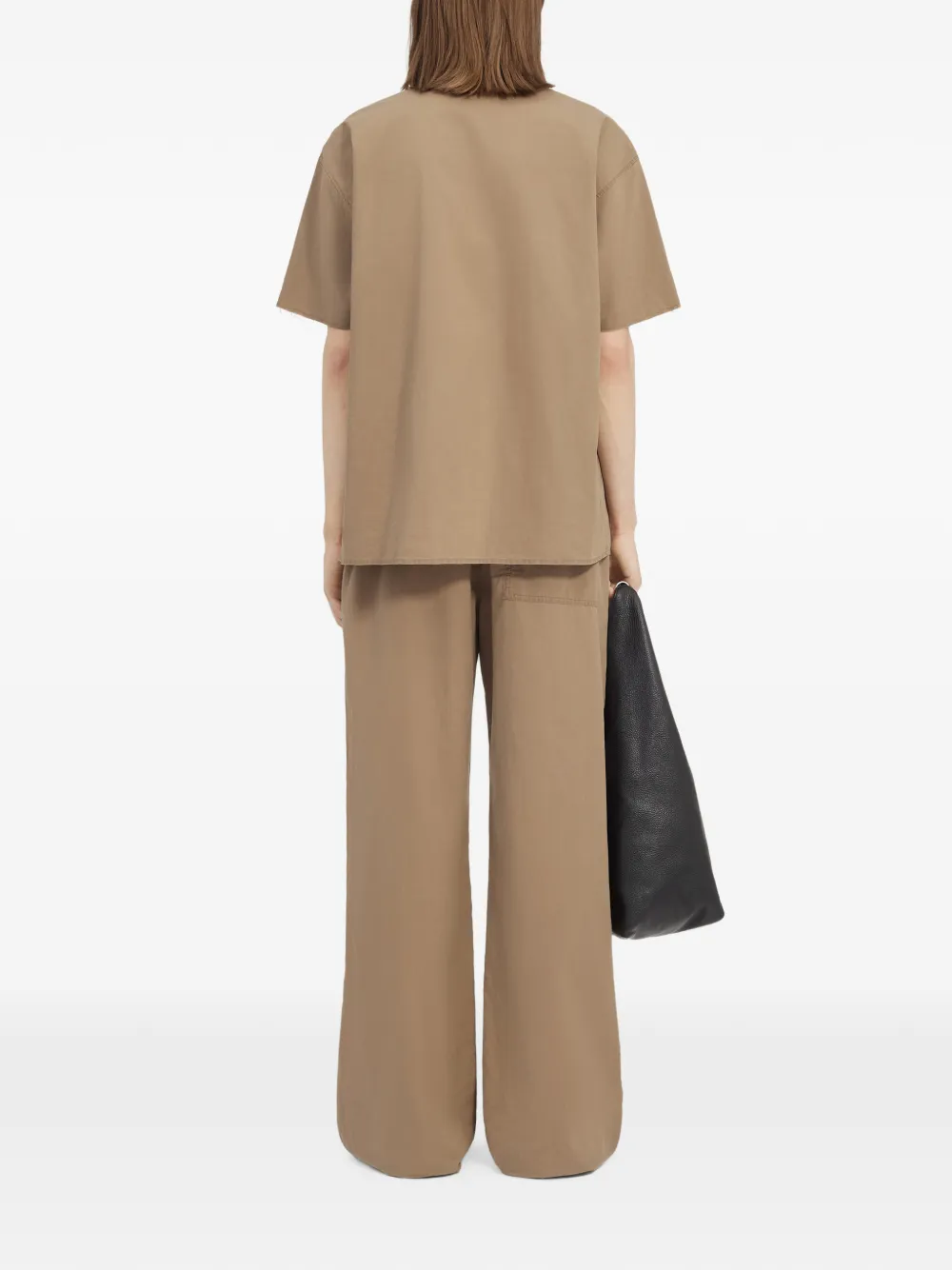 MM6 Maison Margiela Overhemd met korte mouwen Beige
