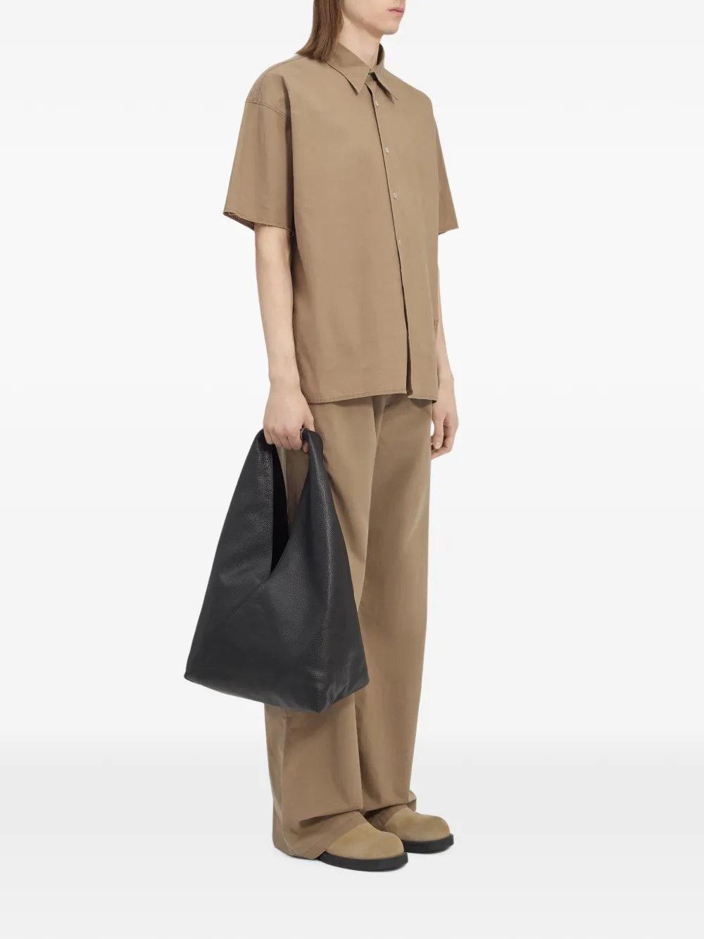 MM6 Maison Margiela Overhemd met korte mouwen Beige