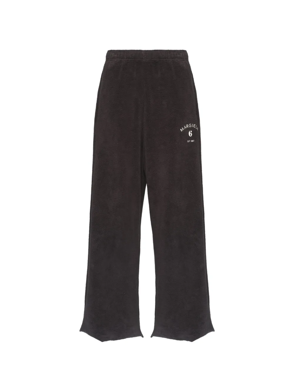 MM6 Maison Margiela brushed fleece cotton sweatpants - Grigio