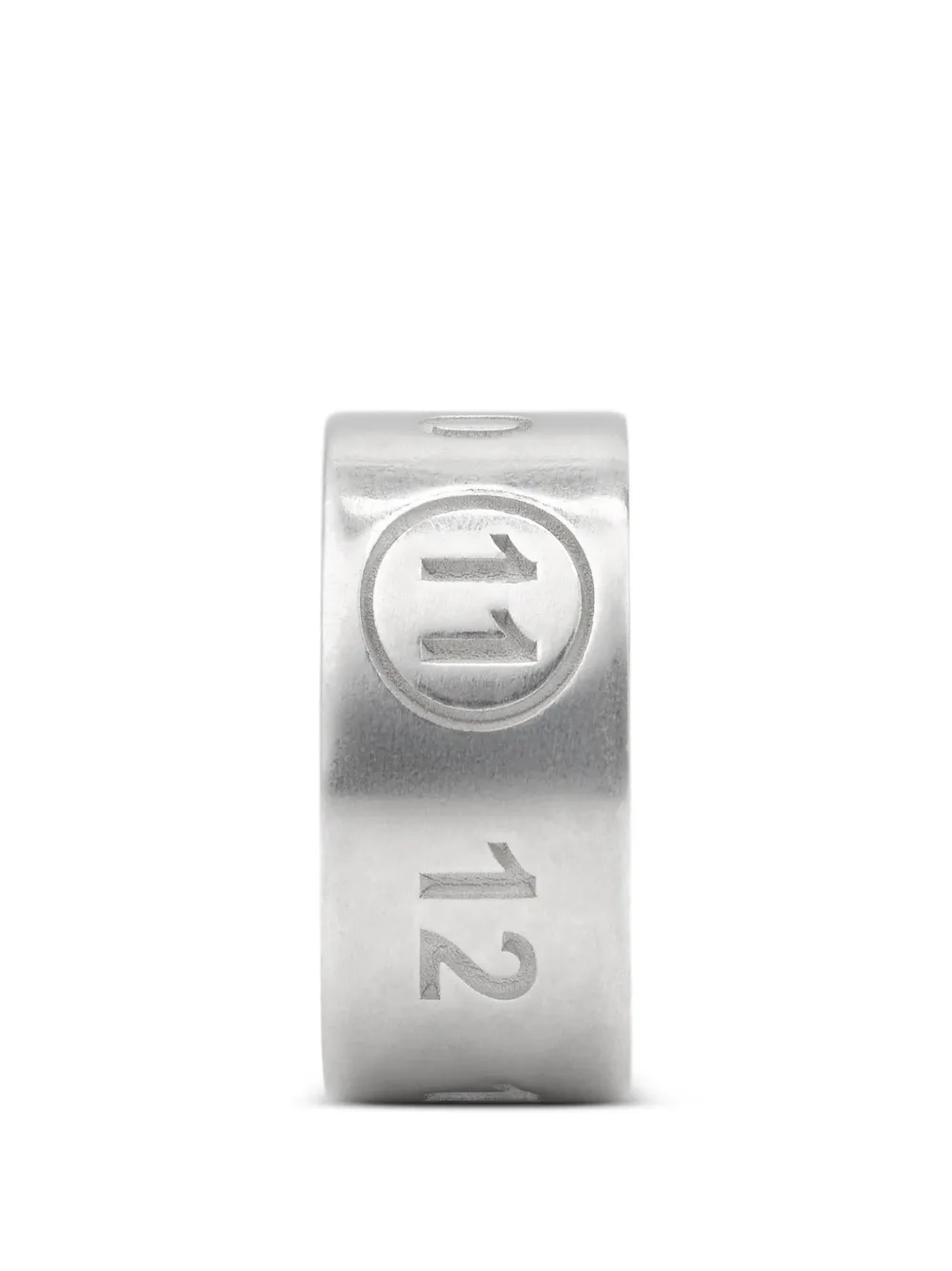 Maison Margiela Numeric ear cuff - Argento