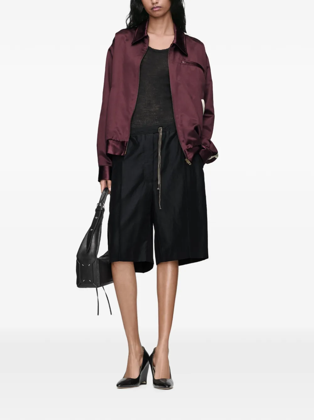 Maison Margiela Shorts met trekkoord Blauw