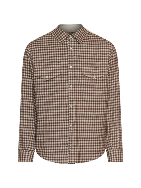 MM6 Maison Margiela checkered flannel shirt