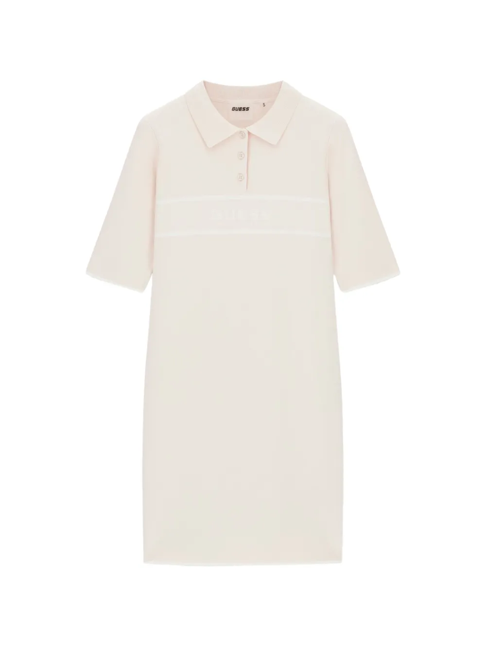 GUESS USA polo mini sweater dress Beige