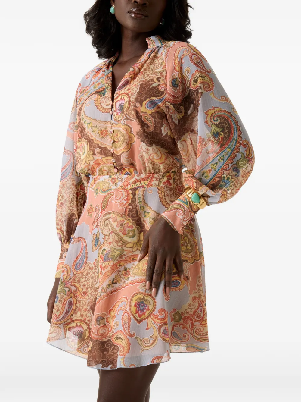 GUESS USA paisley-print dress - Rosa