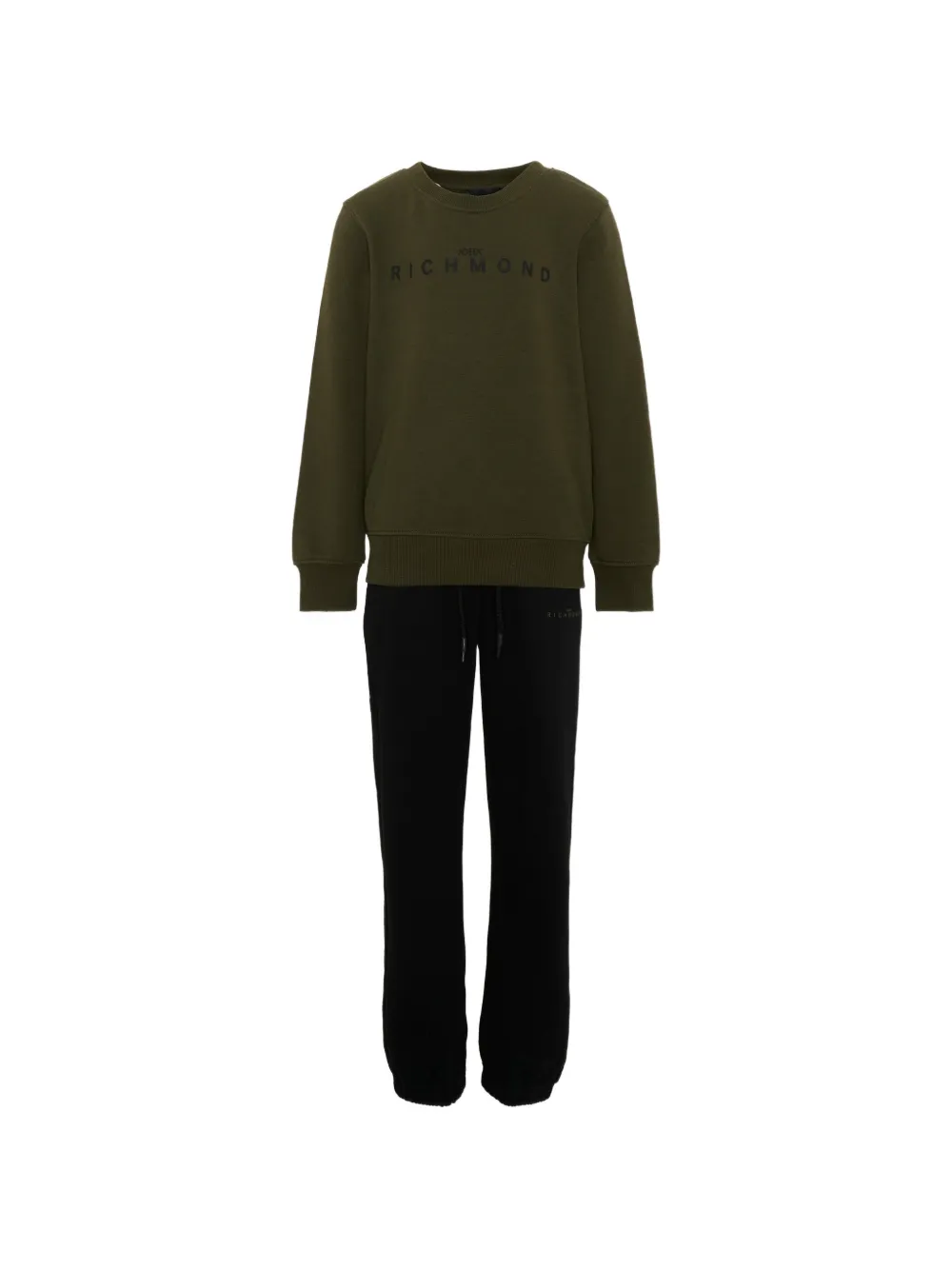 John Richmond Junior logo-print tracksuit set - Verde