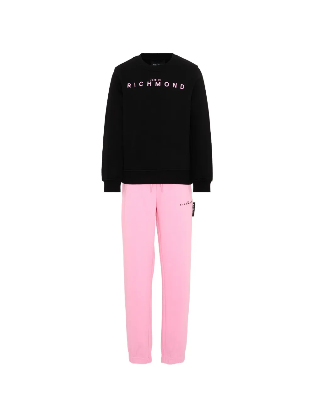 John Richmond Junior logo-print tracksuits - Rosa