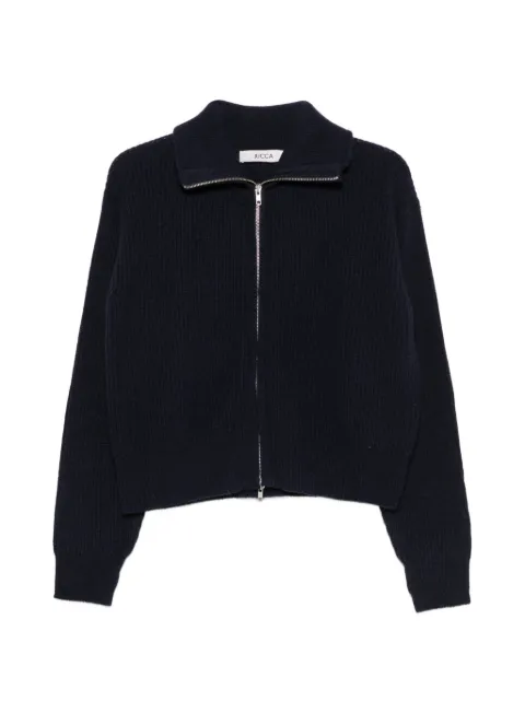 Jucca zip-up cardigan