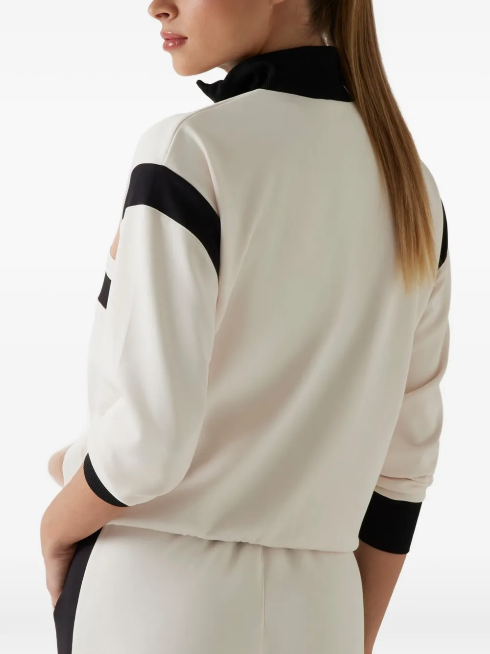GUESS USA Suzanne full-zip sweatshirt Beige