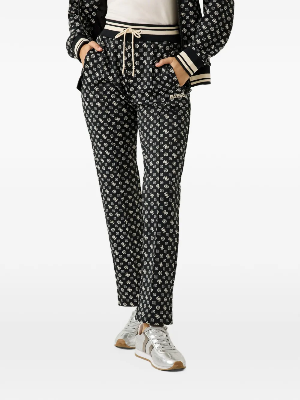 GUESS USA scuba logo sweatpants - Schwarz
