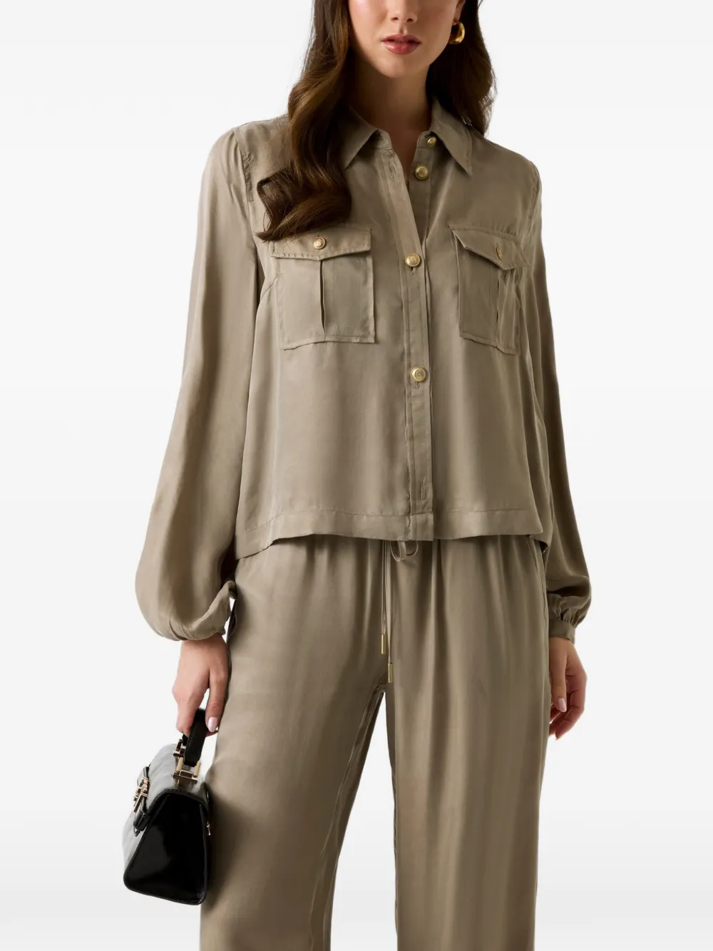 GUESS USA viscose-blend shirt - Grün