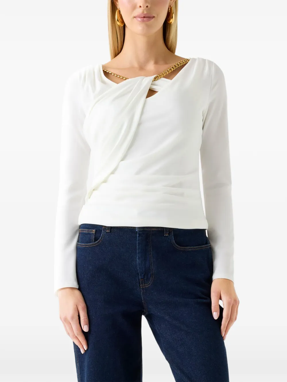 MARCIANO by GUESS draped top Wit