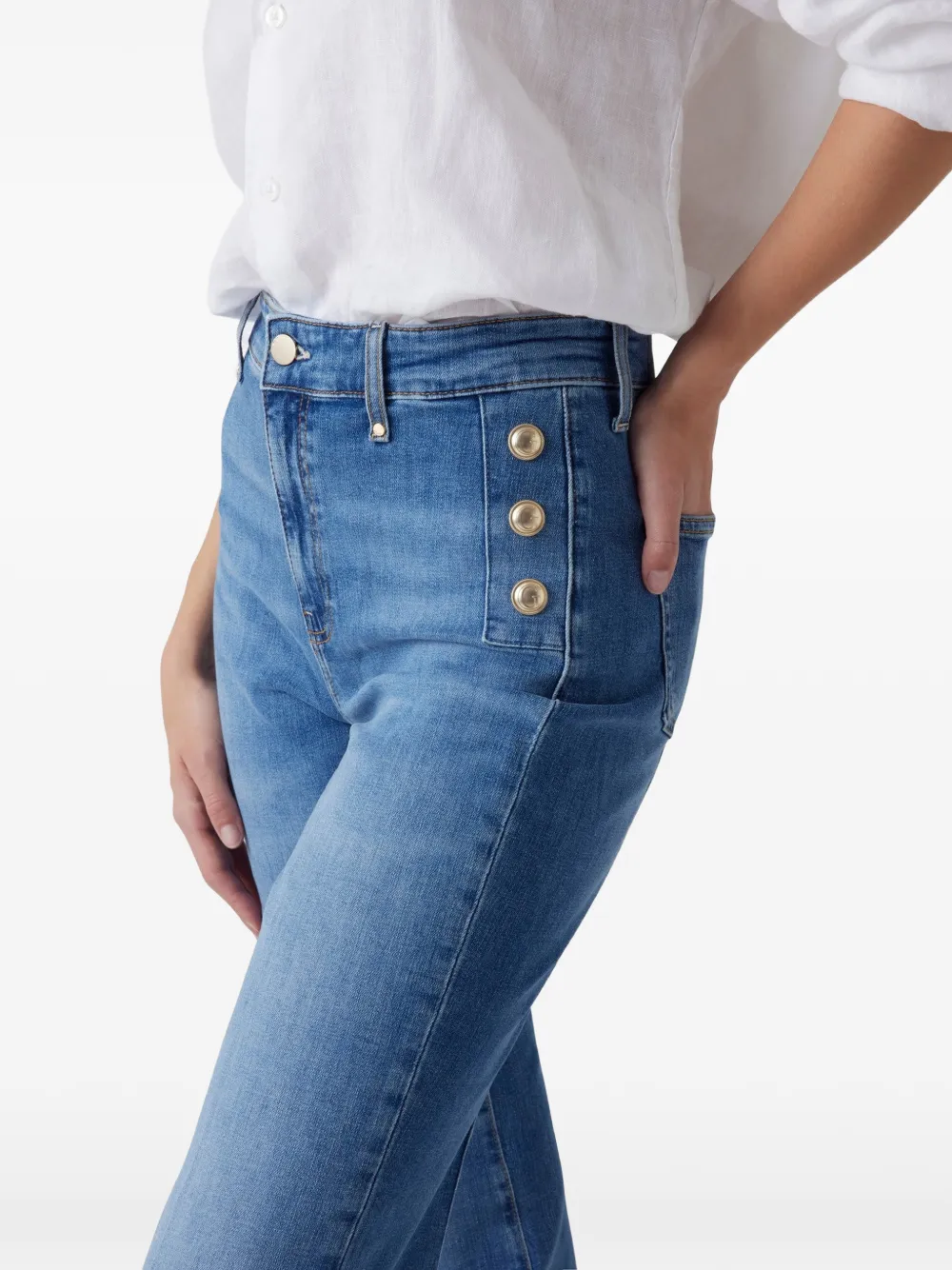 GUESS USA New Faye chino jeans Blauw