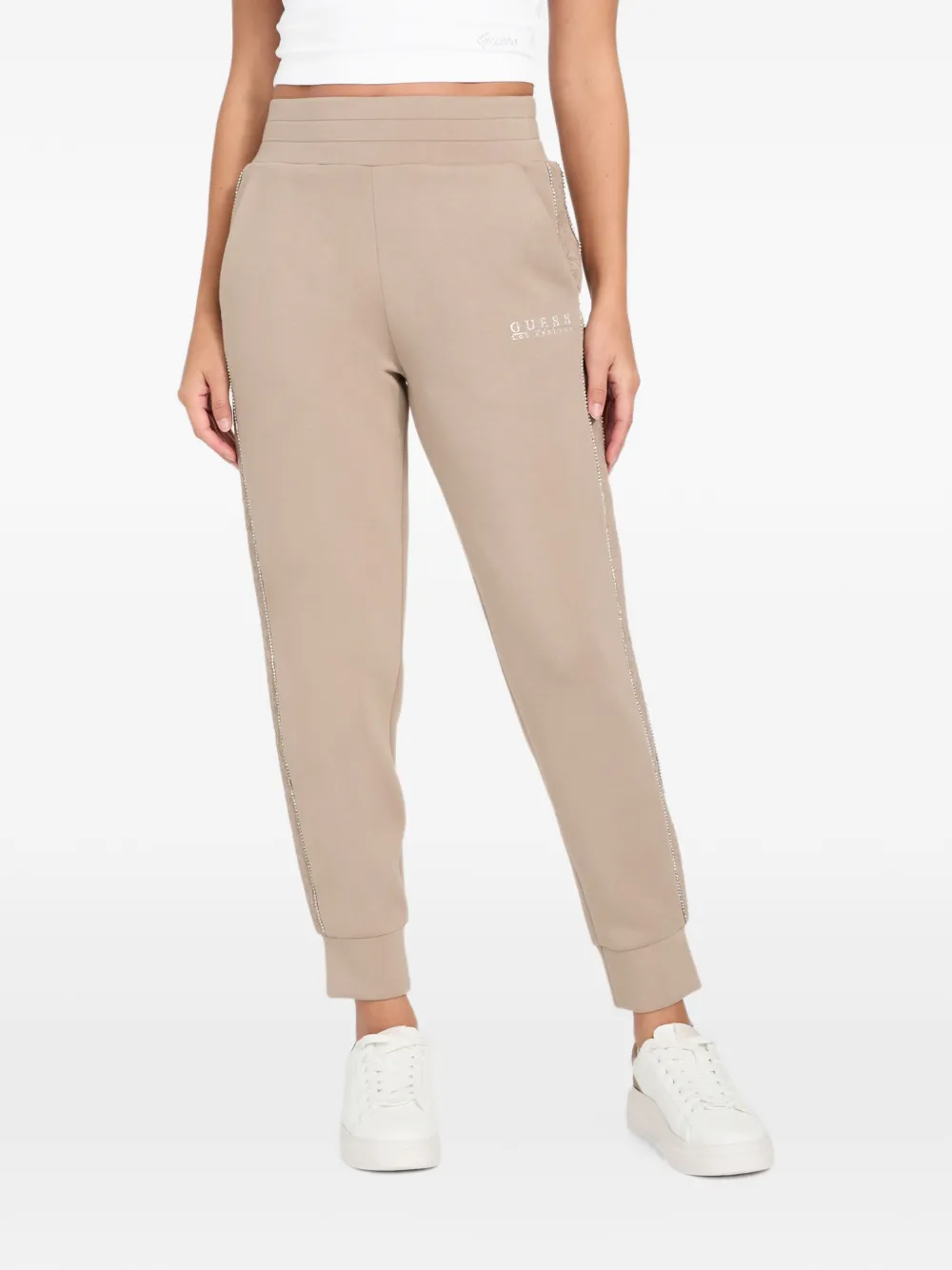 GUESS USA New Victoire Scuba pants Beige