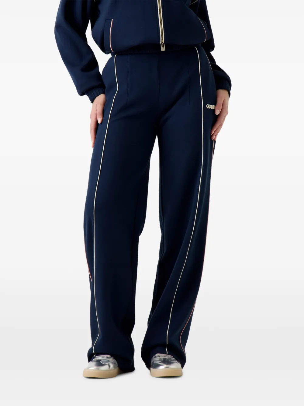 GUESS USA wide-leg pants Blauw