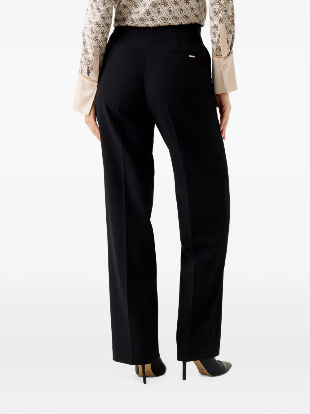 GUESS USA wide-leg trousers Zwart