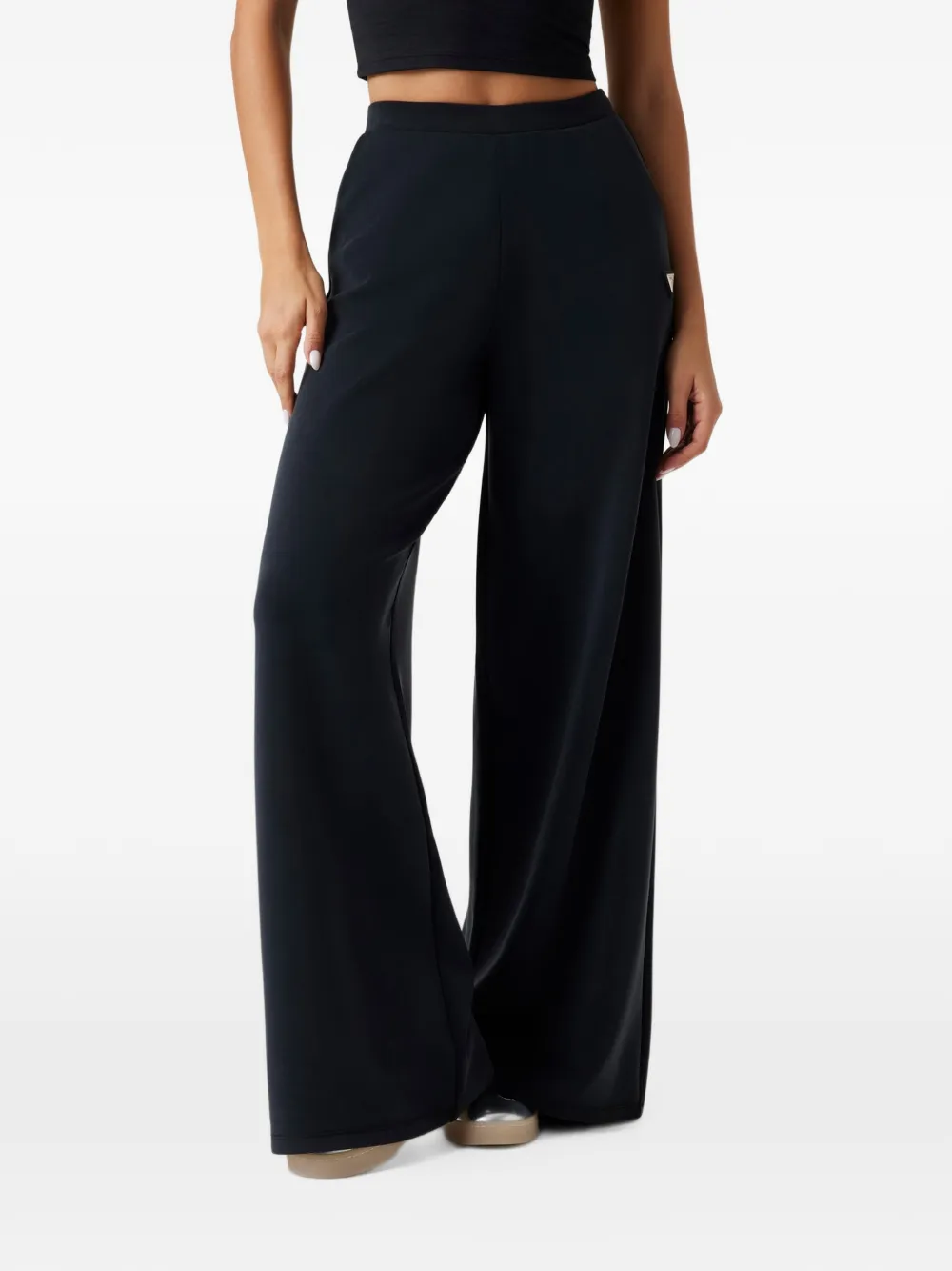 GUESS USA Hose mit weitem Bein - Schwarz