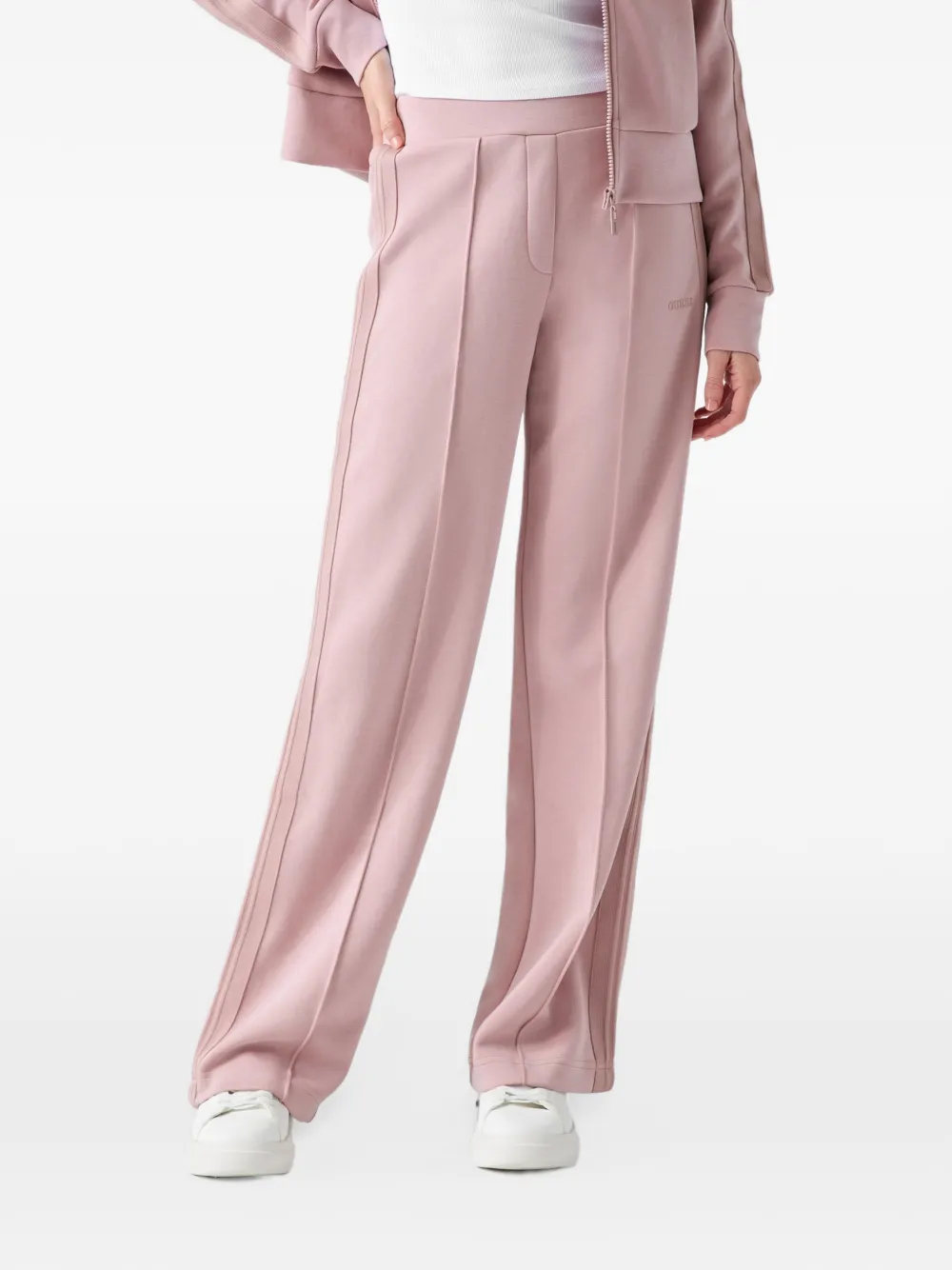 GUESS USA Lyra logo-embroidered track pants - Rosa