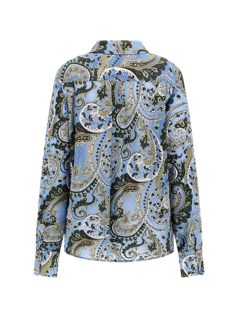GUESS USA Clarisse paisley-print shirt Blauw