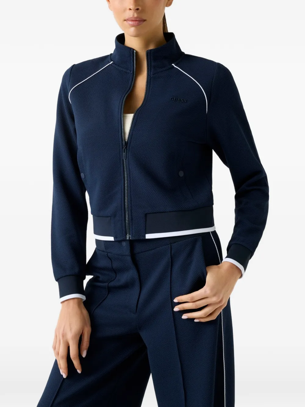 GUESS USA zip-up sweatshirt - Blu