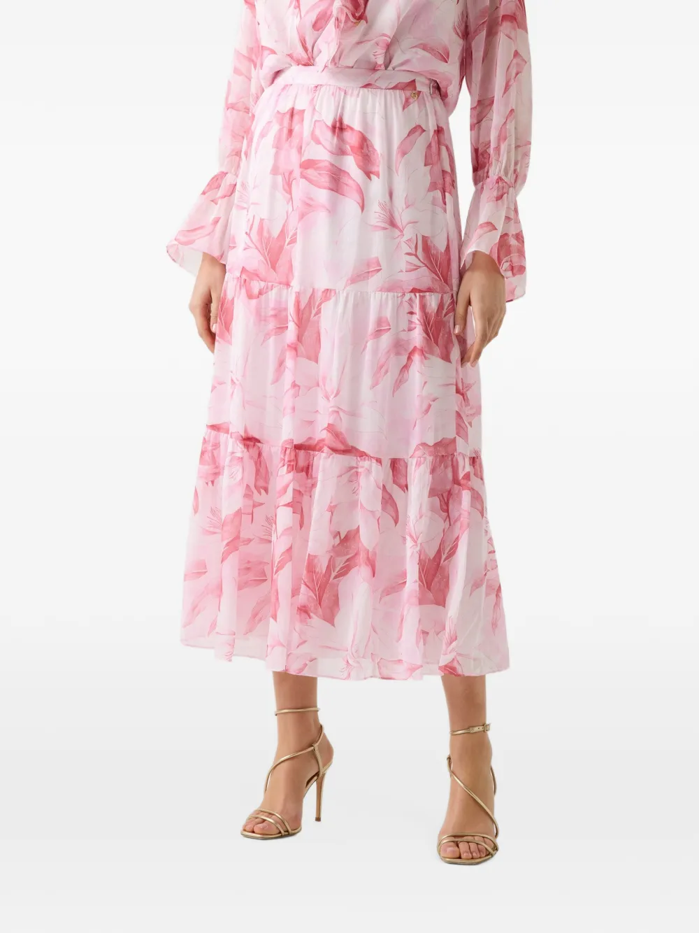 GUESS USA Printed maxi skirt - Weiß