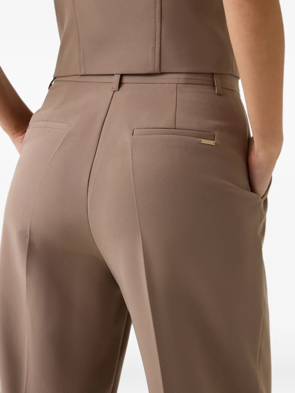 GUESS USA wide-leg trousers Beige