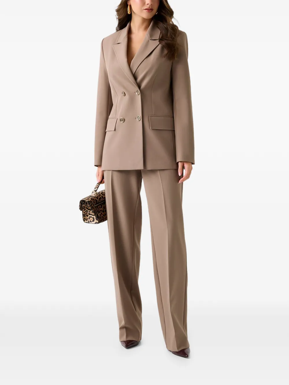 GUESS USA wide-leg trousers Beige